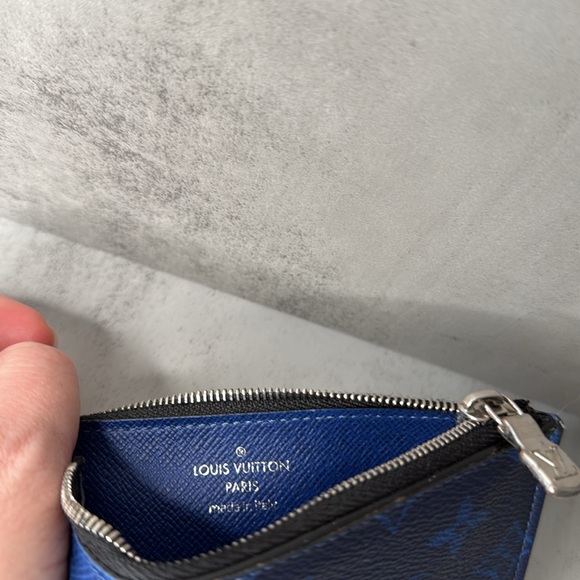 Louis Vuitton Blue Monogram Card Holder - Picture 4 of 5